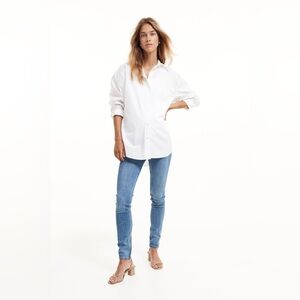 *LIKE NEW* H&M Maternity MAMA Super Skinny Jeans | Large | Denim Blue